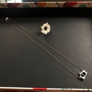 Silver Camera Charm Necklace